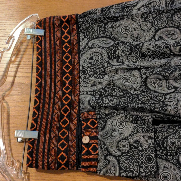 Cotton Paisley Harem Pants - Picture 3 of 3